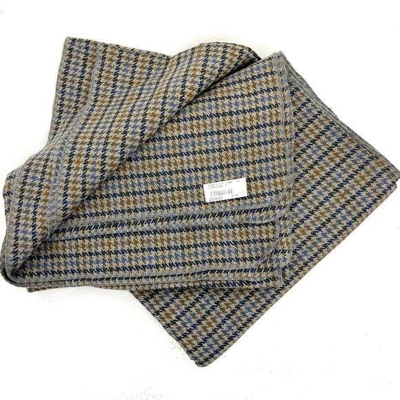 VTG Pendleton Dorm Blanket 60x90 Herringbone Wool Utility Mid-Century Americana - Picture 1 of 6